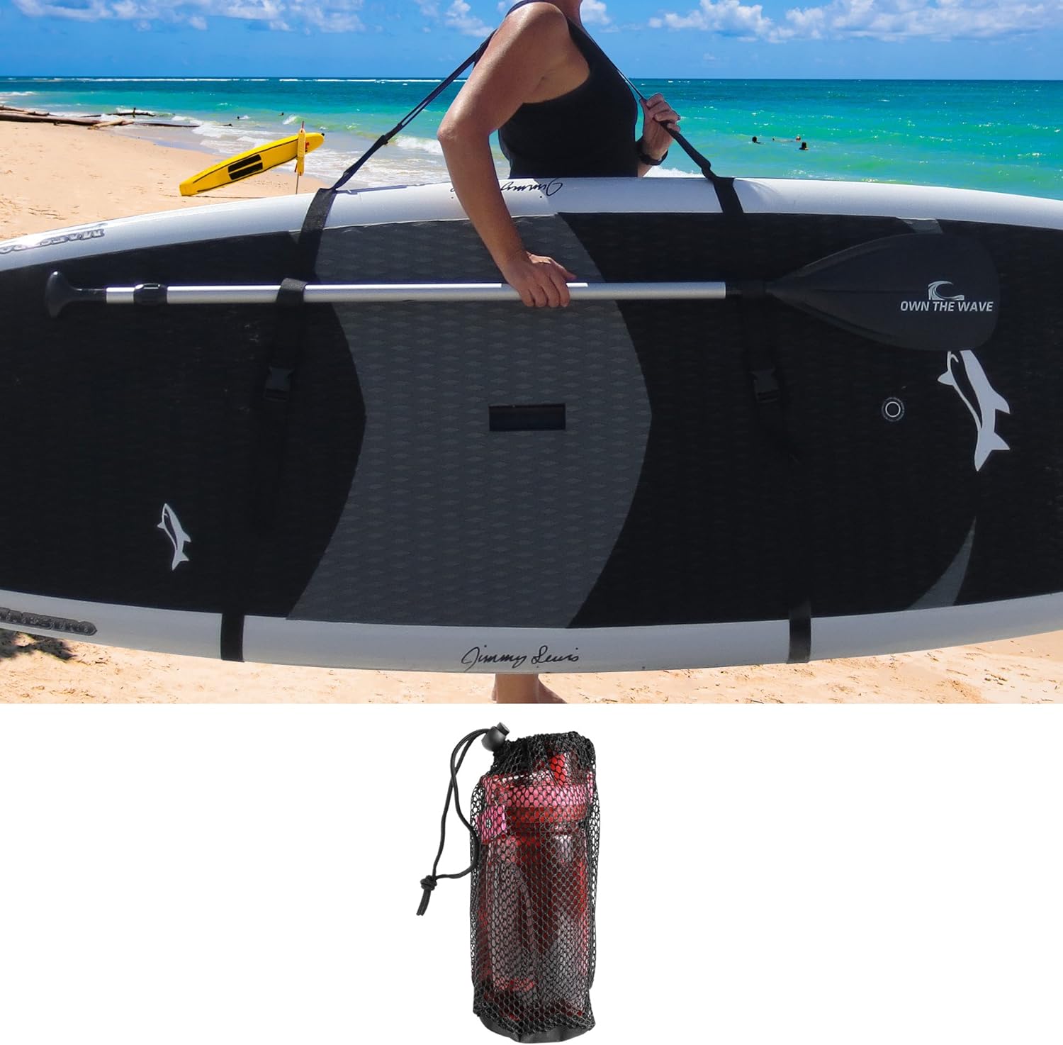 Own the Wave Stand UP Paddle Board Carry Strap Durable