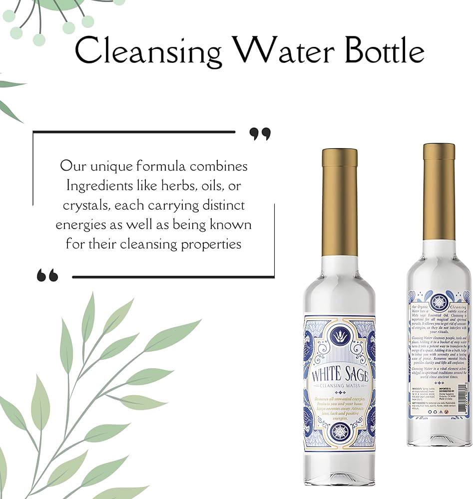 Amazon.com: SOUL STICKS Cleansing Water 7.5 oz. Bottle for