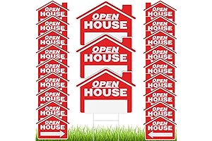 Pinkunn Open House Directional Signs