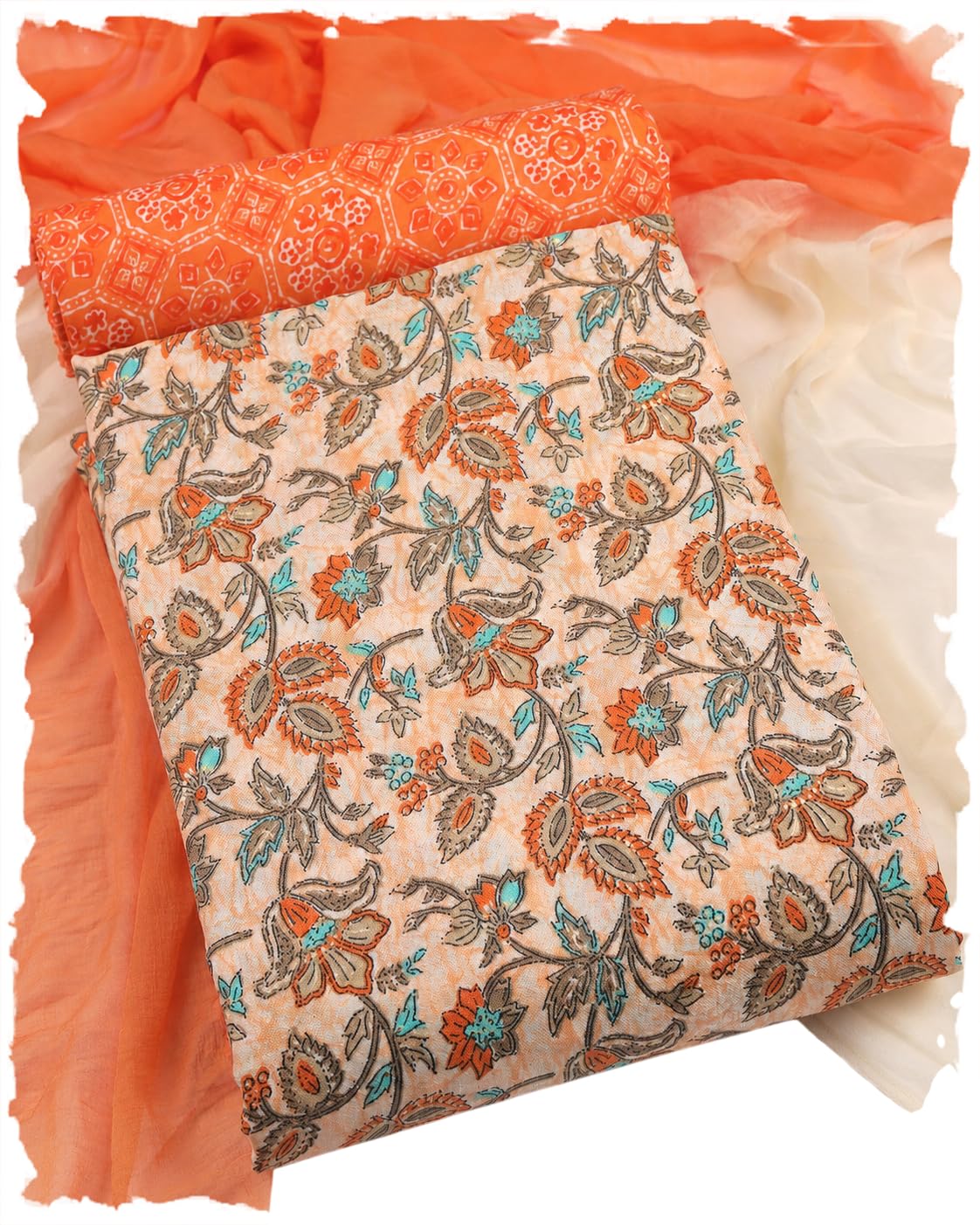 Women's Cotton Unstitched Dress Material