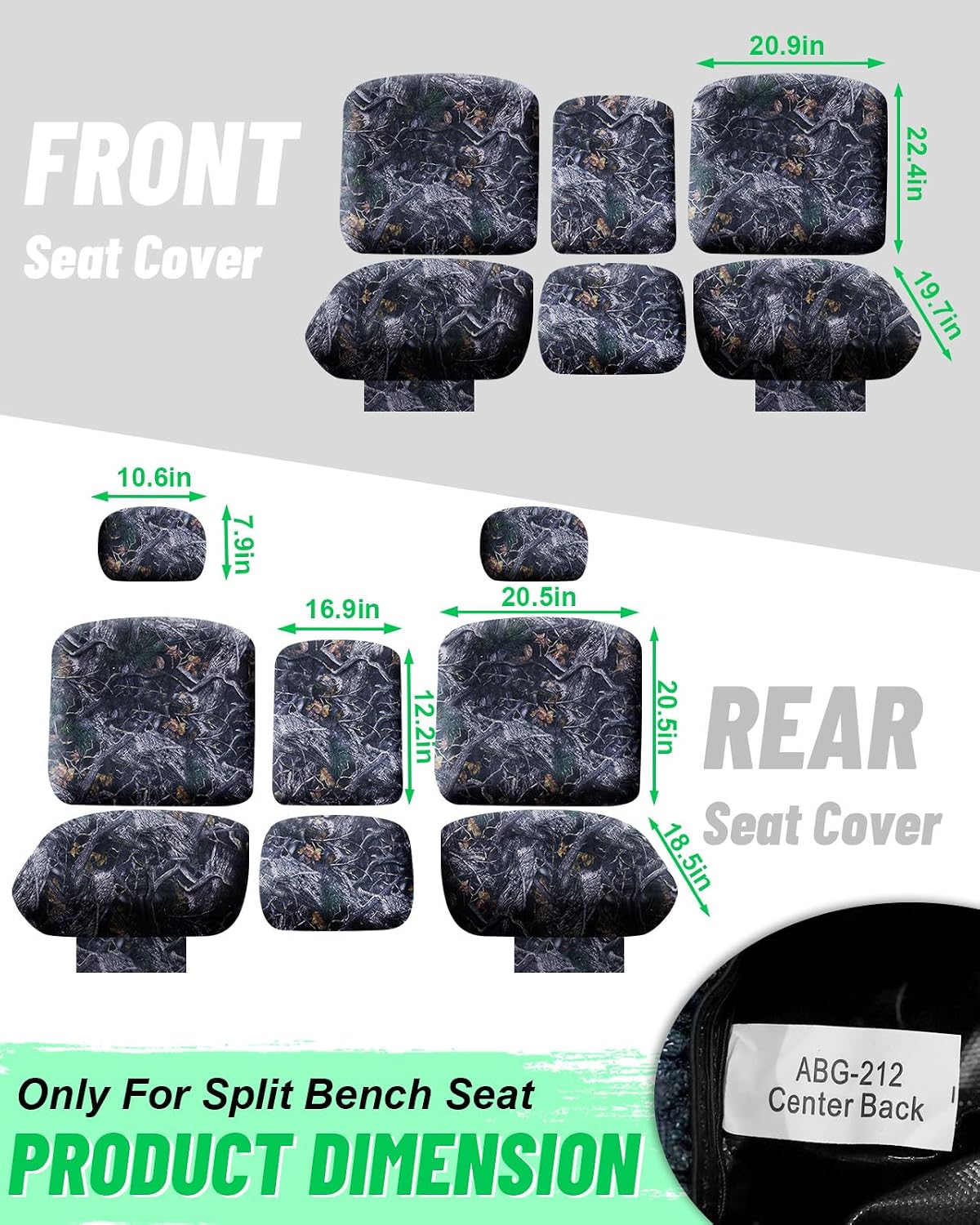StarknightMT Seat Cover Compatible with Can-Am Defender MAX 2017-2026