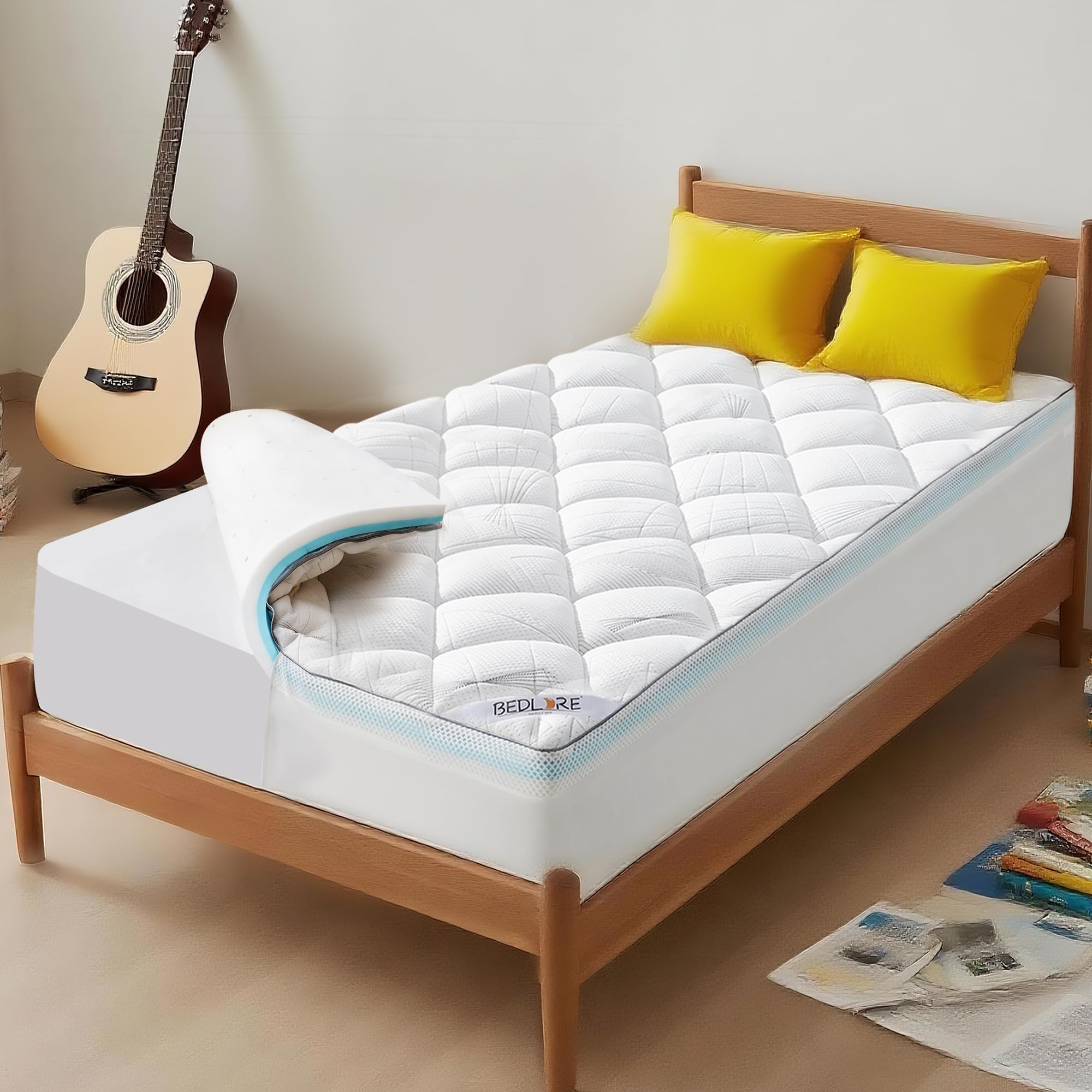 Bedlore 4-Inch Twin XL Mattress Topper