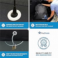 Vista 3 de EzyShade - Funda de 10 capas para auto, sedán y hatchback, impermeable, para todo tipo de clima y exterior, consulta la tabla de tamaños para un