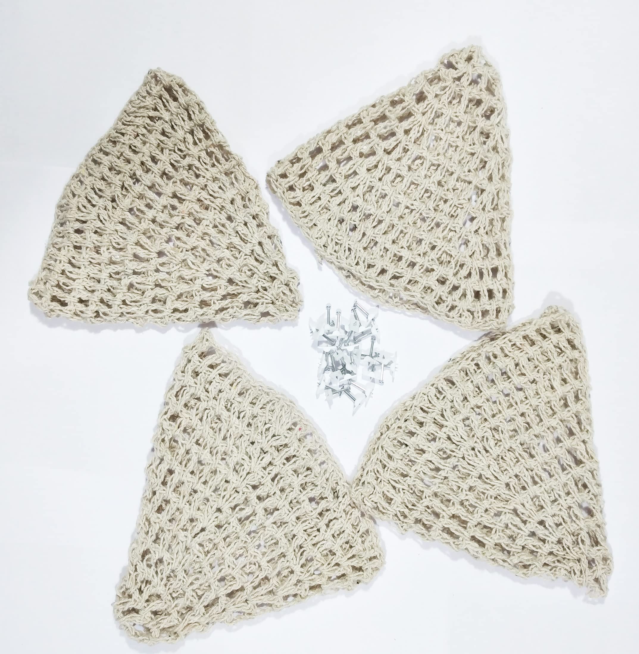 Carrom Board Pocket Net 4 Pcs Set Grey Color with Pin (B0B699QBMJ) Amazon Price History, Amazon Price Tracker