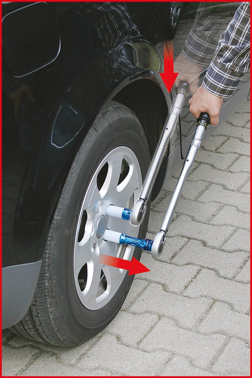 KS Tools 515.1040 Serie di Bussole per Avvitatori ad Impulsi, Extra Lunghe, 6 Pezzi17-21 mm, 1/2"