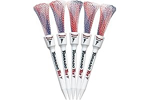 Tornado Tee Red White & Blue High Performance Golf Tee
