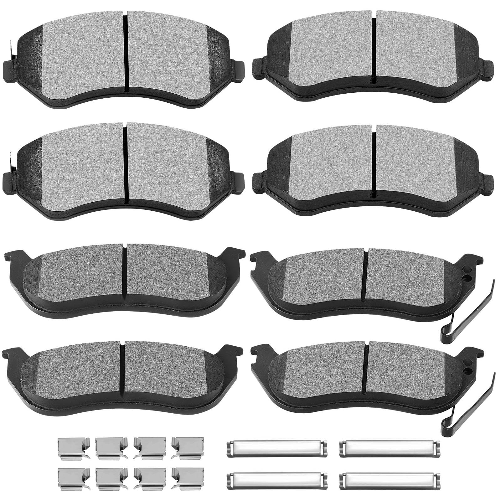 SCITOO D856 D981 Front Rear Ceramic Brake Pads Sets Fit For Jeep Liberty 2003-2007