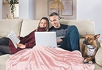 Vista 7 de Utopia Bedding - Manta de vellón de lujo, mullida, antiestática; manta de suave microfibra de 8.8 oz/yd² (300 g/m²) para cama; tamaño individual