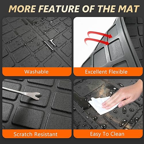 Miniatura 5 de powoq Alfombrilla de maletero compatible con Mazda CX-5 2023 2024 Cargo Liner para todo tipo de clima, alfombrilla de carga de repuesto para