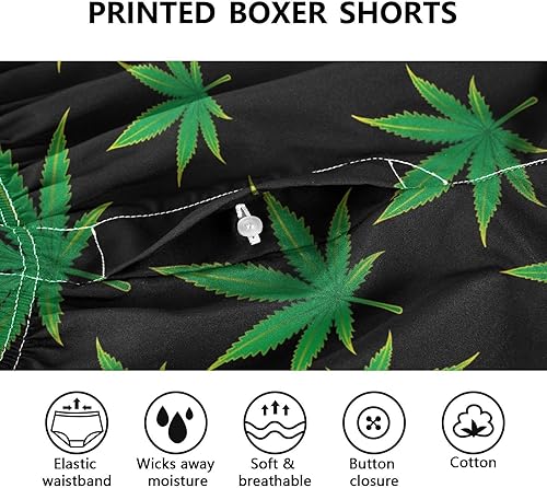 Miniatura 5 de Calzoncillos tipo bóxer para hombre, suaves, transpirables, tejidos, con botones, tallas S-XXL