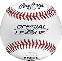 Rawlings NFHS NOCSAE High School Baseballs 12-Pack | Official R100-H1/H2/H3/RNF Game Balls w/ Raised Seams