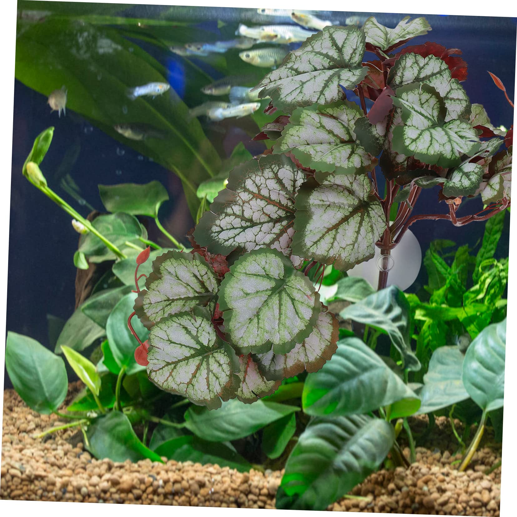 POPETPOP 5piezas Planta Artificial De Terrario para Reptiles y Acuarios Decoración De Acuario De Plástico Planta De Simulación para Peceras y Tanques De Reptiles Adorno Lifelike para
