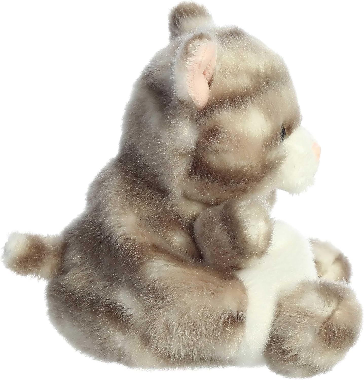 Aurora® Adorable Palm Pals™ Silver Kitty™ Stuffed Animal - Fun Collectible Plush for Kids and Adult Collectors - Perfect for Decorating Rooms and Birthday Gifts - Gray 4 Inches