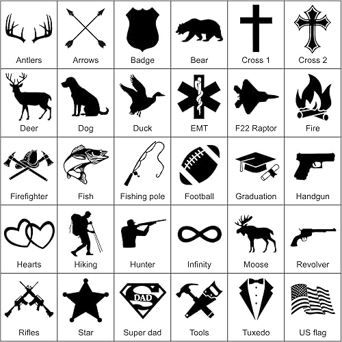 Miniatura 3 de Palmetto Wood Shop Regalos personalizados para hombres, cuchillo de bolsillo grabado personalizado, 30 iconos opcionales, transporte diario, regalo