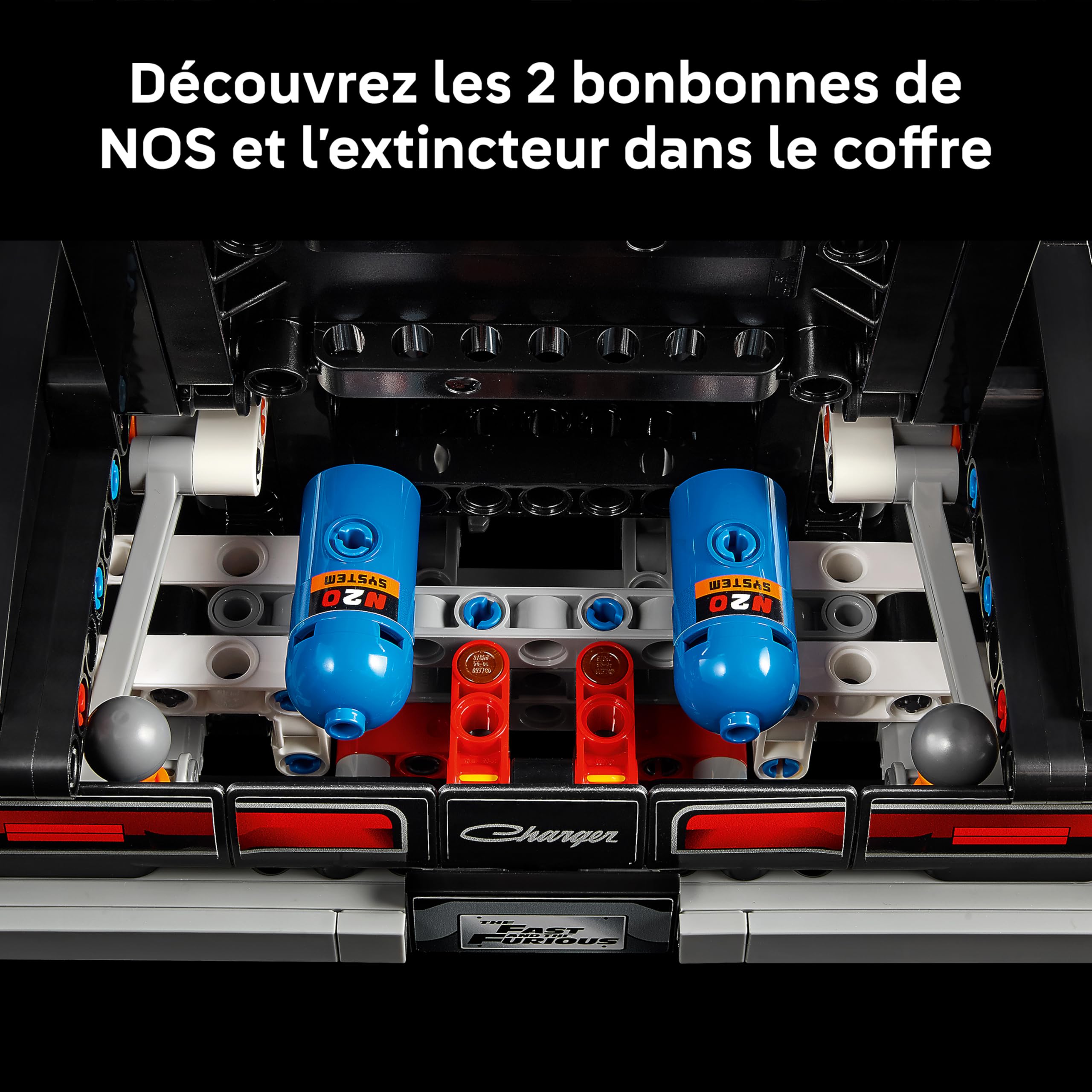 LEGO Technic Voiture Dodge Charger R/T de Fast and Furious - Maquette de Voiture pour Adulte - Set STEM Collector avec Moteur V8 & Suspension - Idée de Cadeau d'anniversaire pour Fan des Films 42231