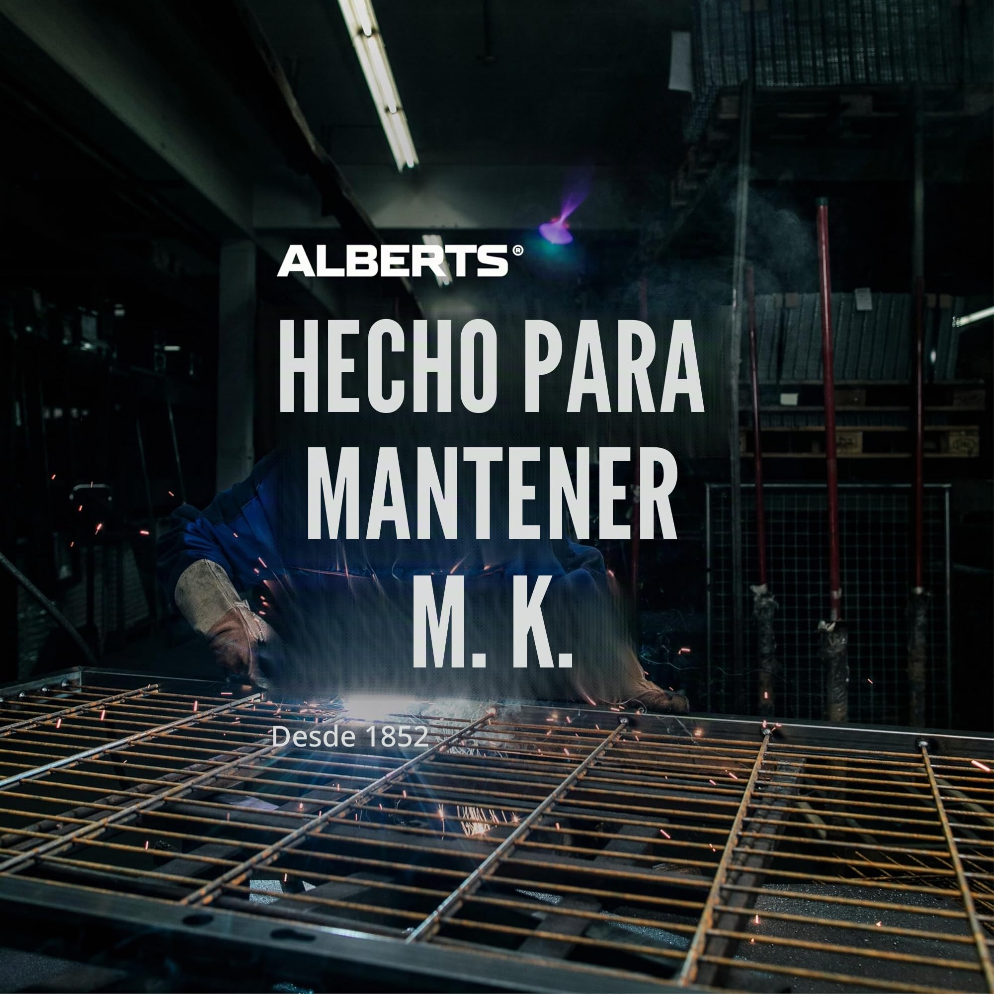 Alberts 530969 Grapas de alambre, Fosfatada en zinc, con recubrimiento plástico verde, Anchura 22 mm, Juego de 200