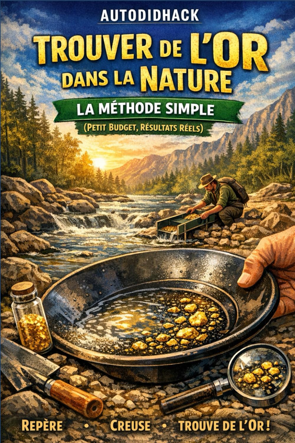 Trouver de l’Or dans la Nature — La Méthode Simple: (Petit Budget, Résultats Réels)