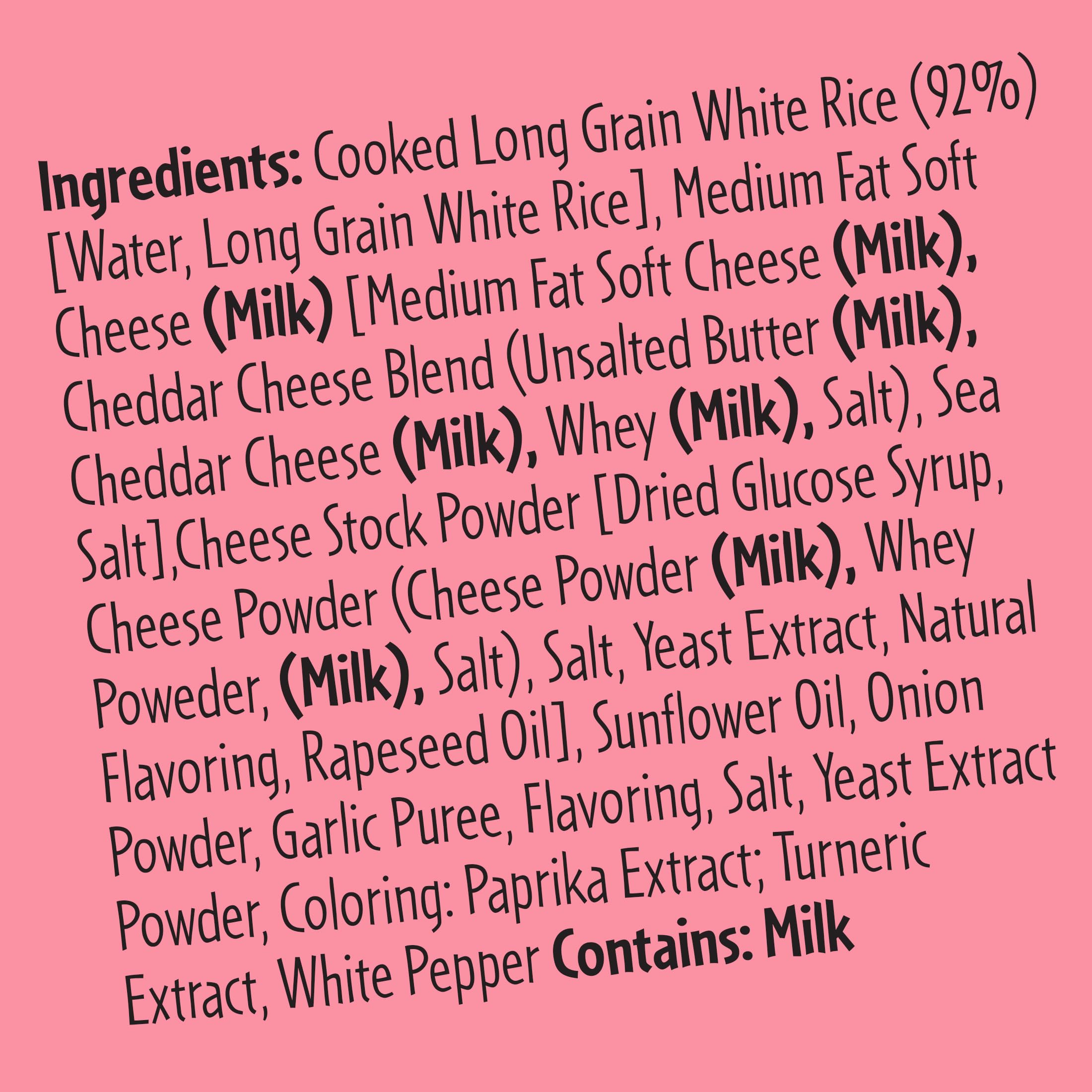 4Sisters Chelsea Cheese Rice, 90 Second Ready to Eat 8.5 oz (Pack of 6)
