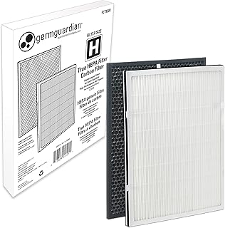 Germ Guardian FLT9200 True HEPA Genuine Air Purifier Replacement Filter H, and Carbon Combo Pack, for GermGuardian AC9200
