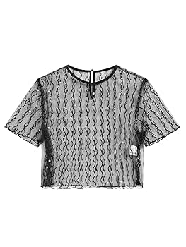 トップス JSELF Sheer Short Shirt JSELF Sheer Short Shirt