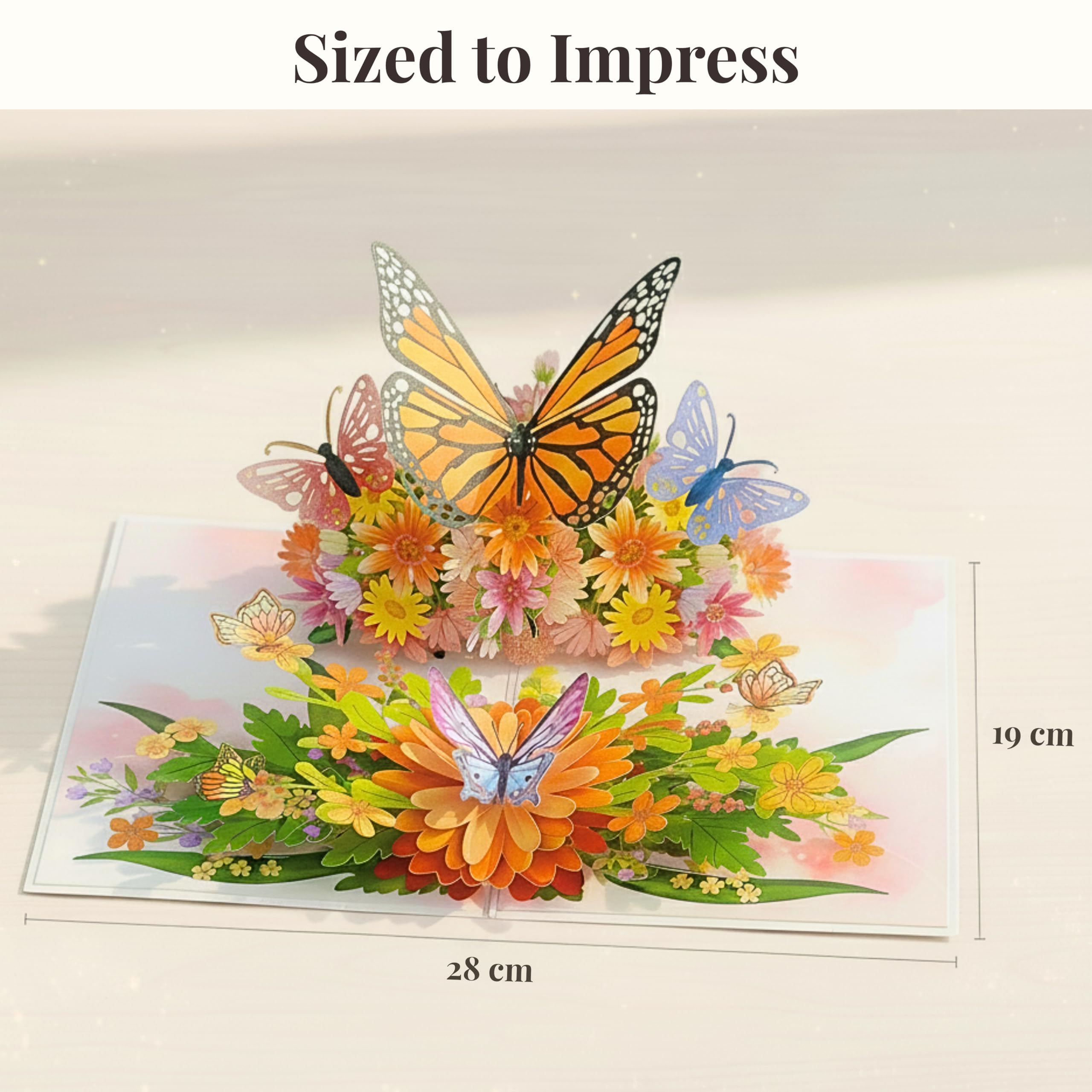 Hartensteler® Tarjeta Desplegable Butterflies In Nature - Tarjeta De  Mariposa 3D Para Esposa, Novia Y Madre (tarjeta De Cumpleaños, Recuperarse,  Agradecimiento, Aniversario, image size:2560x2560