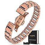 MagnetRX Magnetic Copper Bracelet for Men - EllipseMAX 5X Strength 5,000 Gauss Magnets - Designed in USA & Patent Pending - Premium Mens Copper Bracelet with Adjustable Length