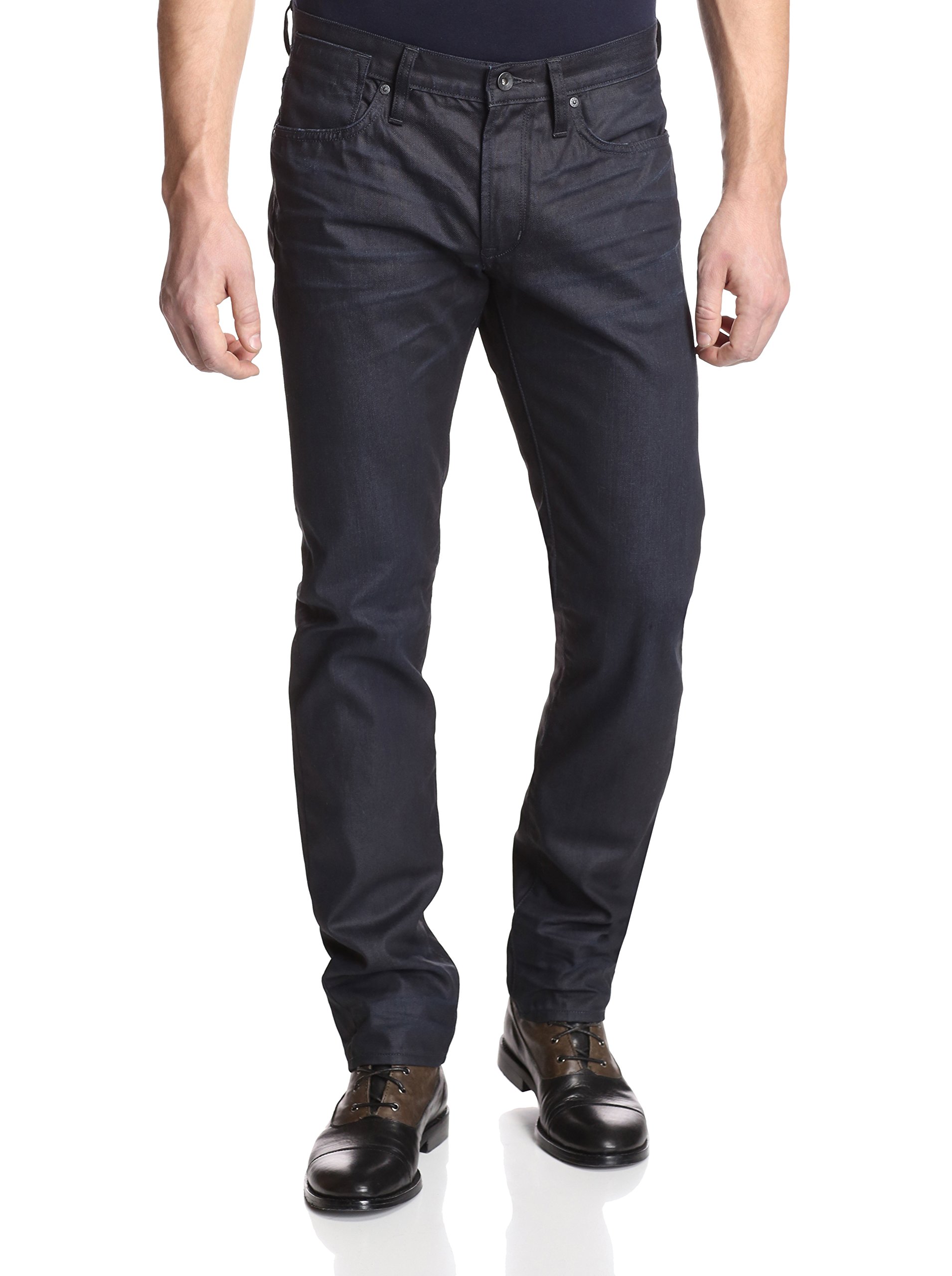 John Varvatos Star USA Men's Bowery V-Stitch Embroidery Jean