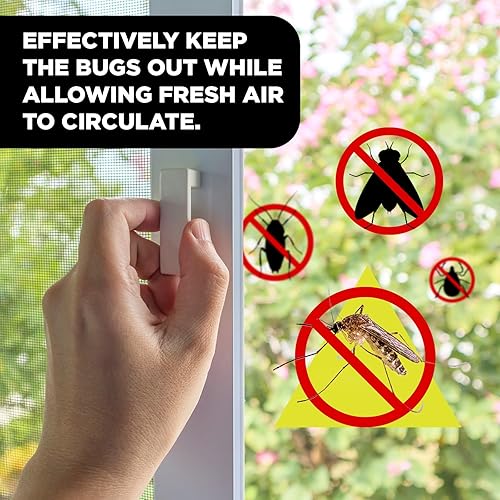 Miniatura 3 de DocaScreen - Mosquitero en rollo de fibra de vidrio, 84 pulgadas x 100 pies, para ventanas, puertas y patios, para proteger y reemplazar, color