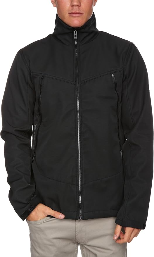 Bench Men's BMKA1326 Jacket, Black, Small Amazon.co.uk Fashion