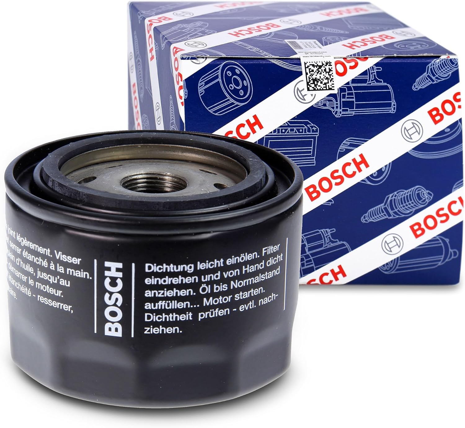 Bosch P7202 Filtro Olio - Alta Qualità Con Valvole Di Bypass E Non Ritorno - Compatibile Con Vari Modelli