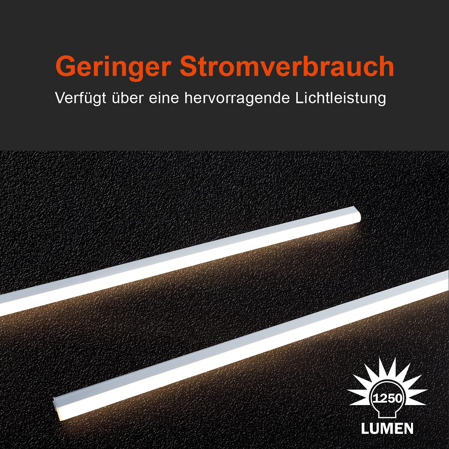 DA LIGHT Luce LED per armadi 14W 87,5cm 1250lm 4000k bianco neutro Luce bianca super luminosa per armadi da cucina Vetrine Estendibile con sistema a innesto (3 pezzi)