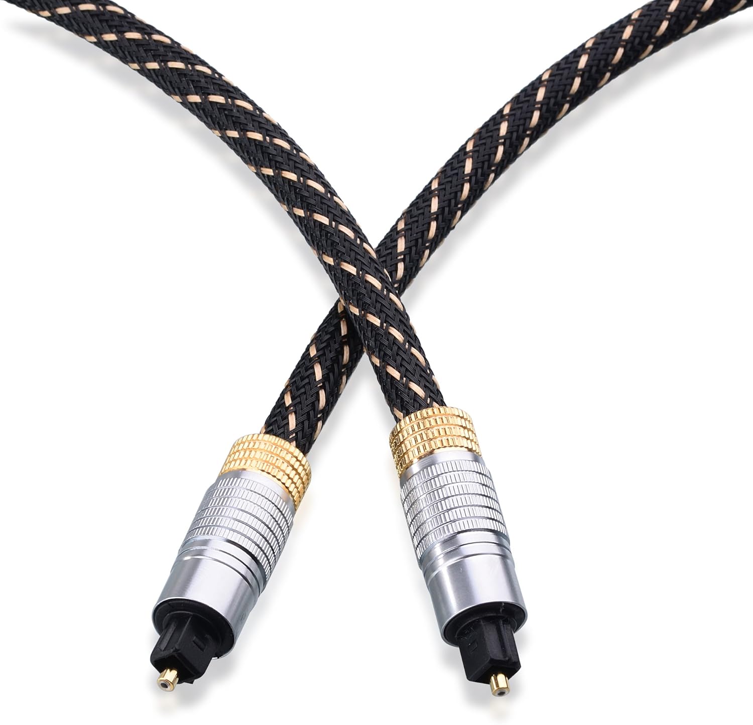 Best Cable Matters Toslink Cable (Toslink Optical Cable, Digital Optical Audio Cable) 25 Feet with Metal Connectors and Braided Jacket Discount 70% Cable Matters Toslink Cable (Toslink Optical Cable, Digital Optical Audio Cable) 25 Feet with Metal Connectors and Braided Jacket