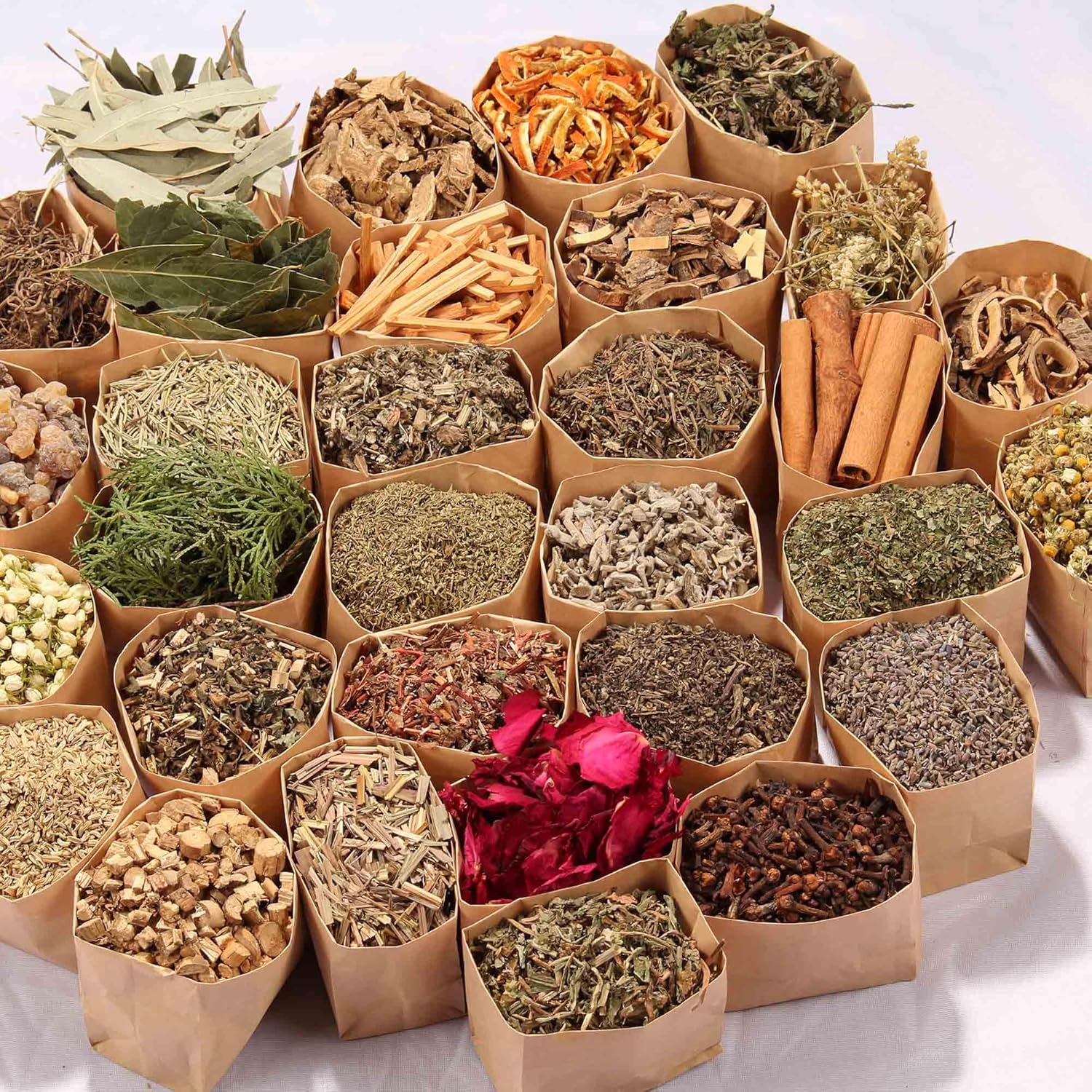 Witchcraft Herbal Kit, 30 Dried Herbs and Dried Flowers for Witch Altar Supplies, Wiccan Rituals, Pagan Magic, Apothecary Herbs, Spiritual Healing, Witchcraft Supplies