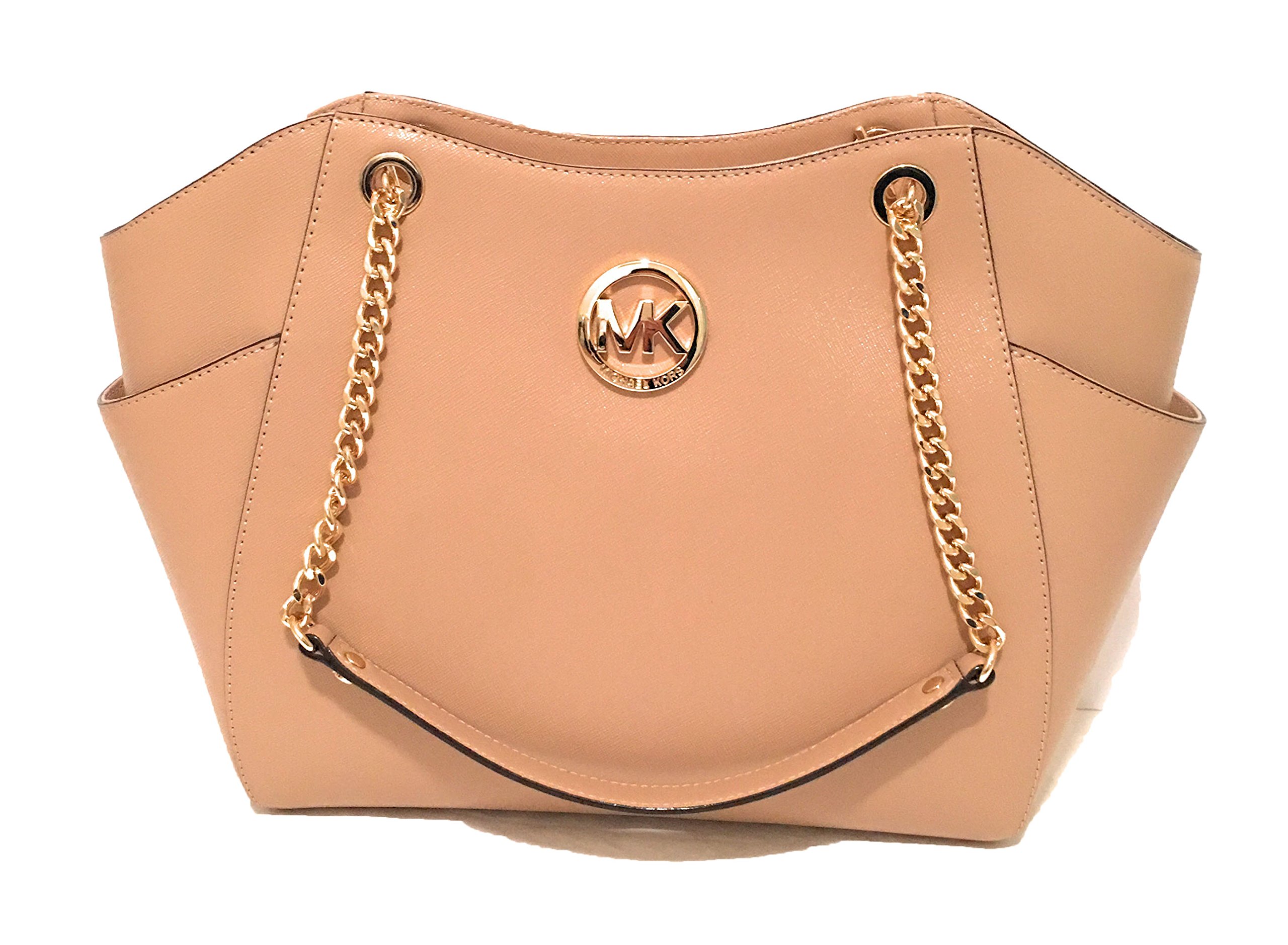 Michael Kors MICHAEL Michael Kors Jet Set Travel Large Chain Shoulder Tote Bundled with Jet Set Travel Trifold Wallet