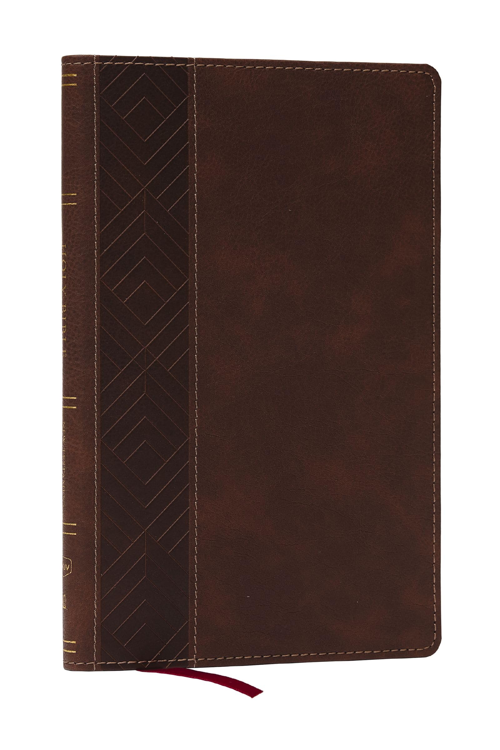 KJV, Personal Size New Testament, Brown Leathersoft, Red Letter, Comfort Print: KJV, New Testament, Brown, Red Letter, Comfort Print