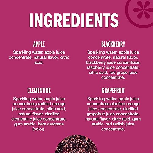 Miniatura 78 de IZZE - Jugo espumoso, paquete variado de 4 sabores Sunset de 8.4 onzas líquidas (paquete de 24)