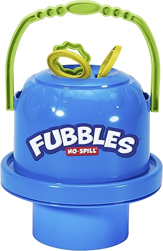 Little Kids Fubbles - Cubo de burbujas grande sin derrames, color rosa, para juegos infantiles
