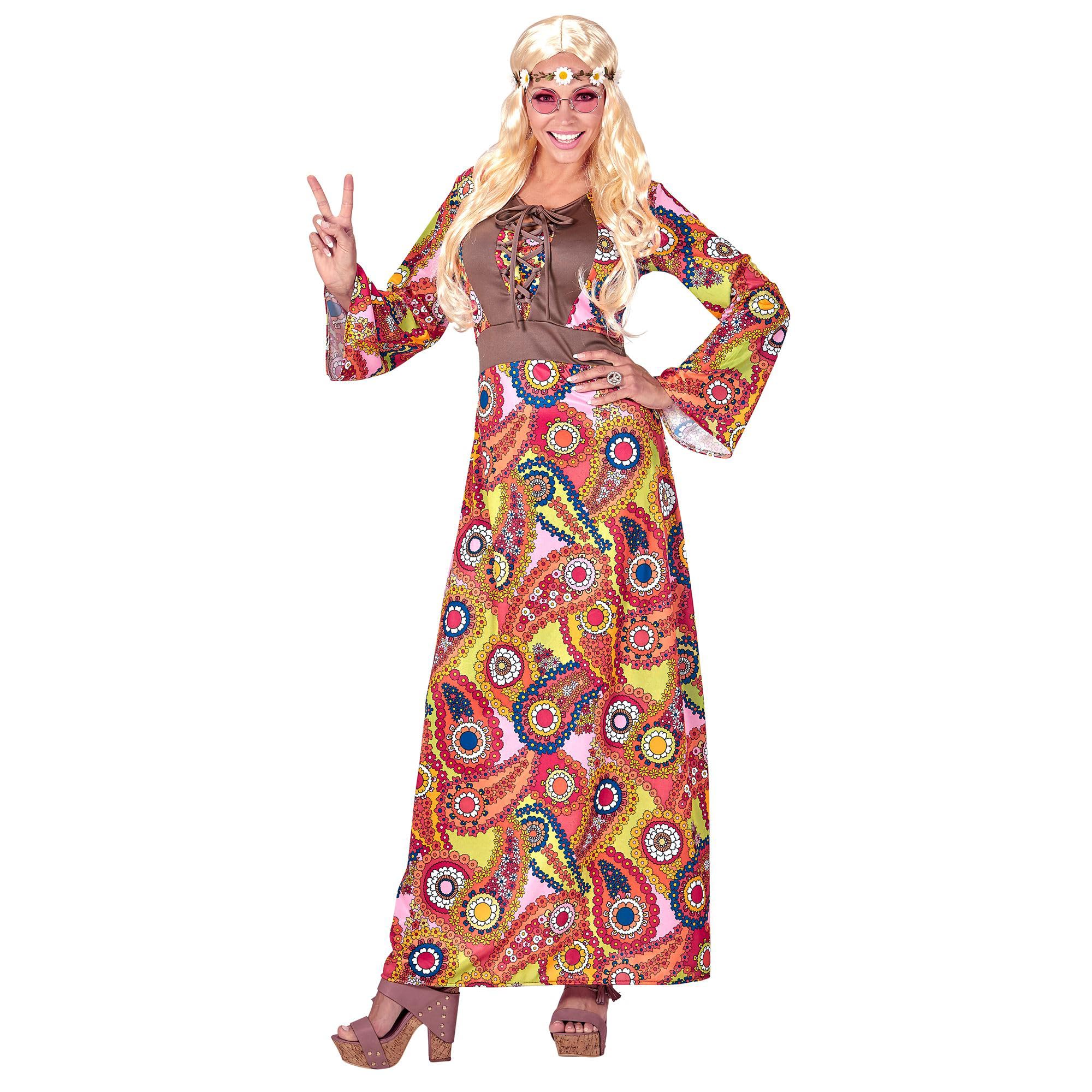 W WIDMANN MILANO Party Fashion Adult Costume - Hippie Woman