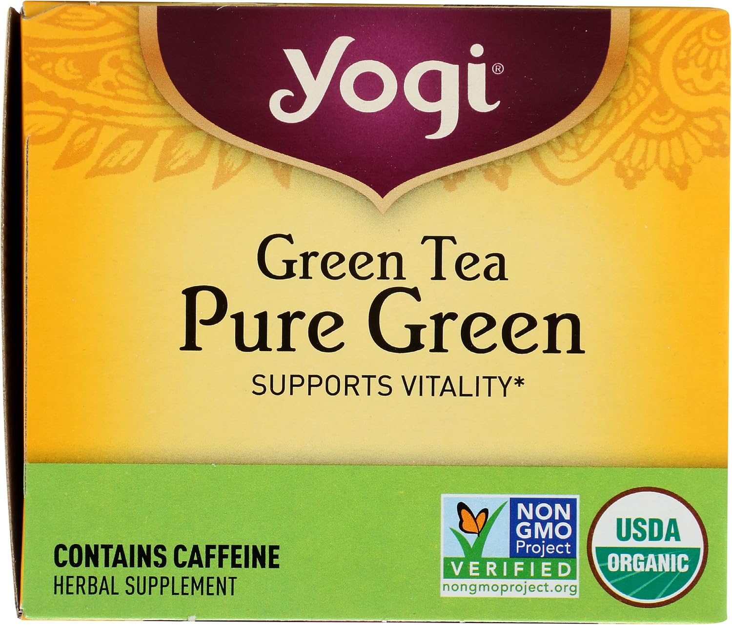 Yogi Tea, Green Tea Pure Green, 16 Count