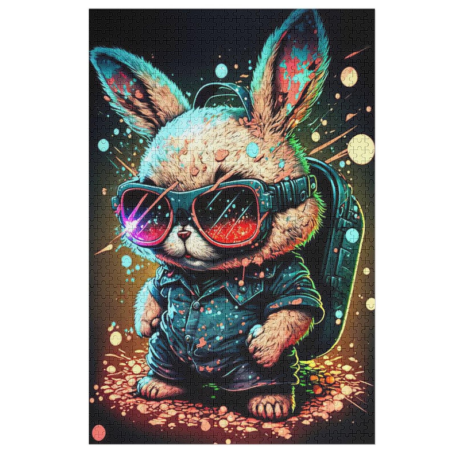 Rabbit Erwachsene Kinderpuzzle Puzzle 2000 Teile Puzzle Educational Spielzeug Spiel Familiendekoration 70x100cm