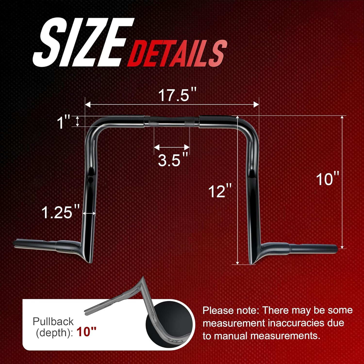 Pre-wired 12" Rise 1.25" Fat Ape Hanger Touring Handlebar Kit for 2021-2023 Harley Street Glide/Electra Glide/Ultra Limited, Chrome