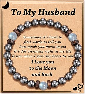 Tarsus Gifts for Husband from Wife, Husband Christmas Birthday Valentines Day Gifts Ideas for Husband Him Men Best Top Anniversary Jewelry Gifts for Husband Bracelet