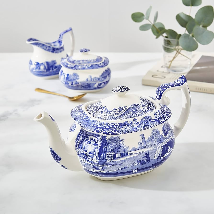 spode blue Italian スポードブルーイタリアン ハーブポット3個
