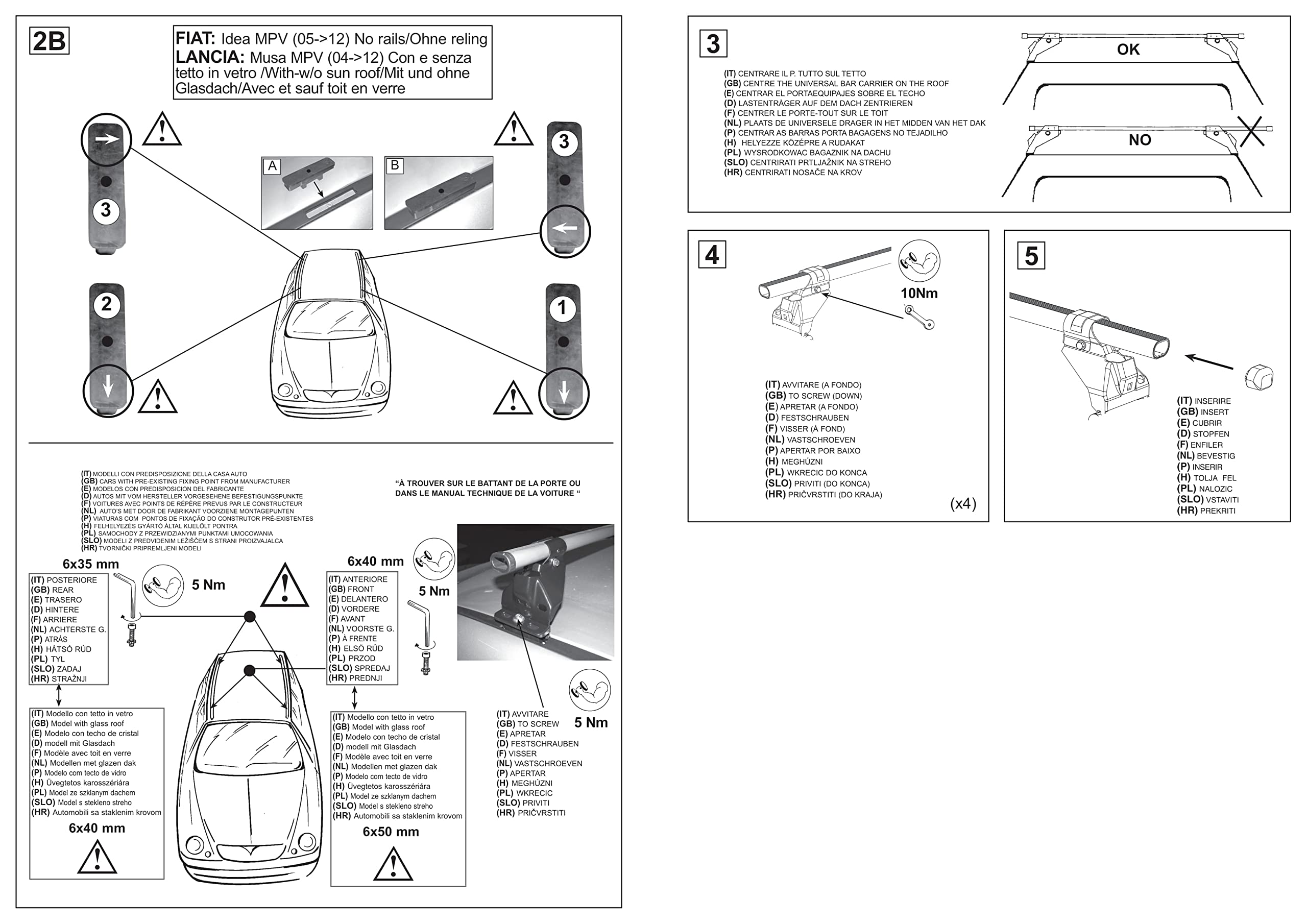 Tetrax Cam Sistema portatutto premontato RAX - cod.20017