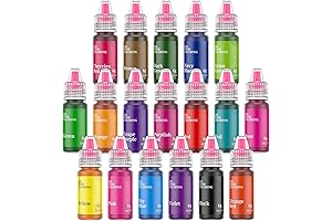 Cherrysea Gel Food Coloring with 18 Vibrant Edible Gel Food Dye