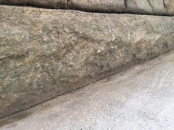Step Insert for Pouring Textured Concrete Steps, Porches, Risers - 5 inch x 6ft (Split Limestone) Walttools,