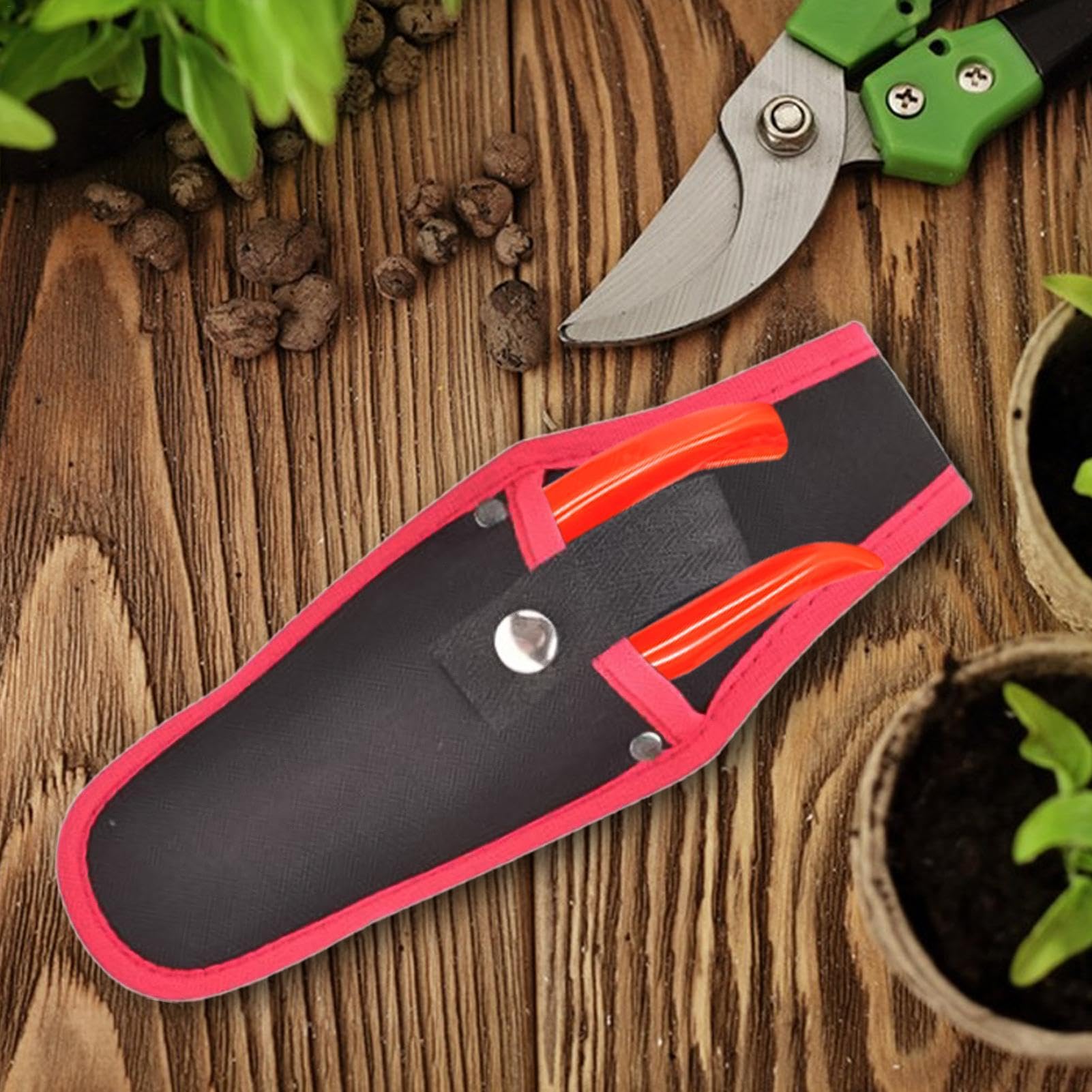 Funda para Tijeras de podar, Funda para podadora | Funda Protectora para podadora de Mano,Bolsa para Tijeras de podar, alicates de jardinería, Soporte para podadora Manual, Tijeras de jardín,