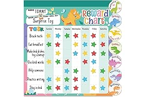 Dinosaur Star Chart Interactive Reward System for Kids