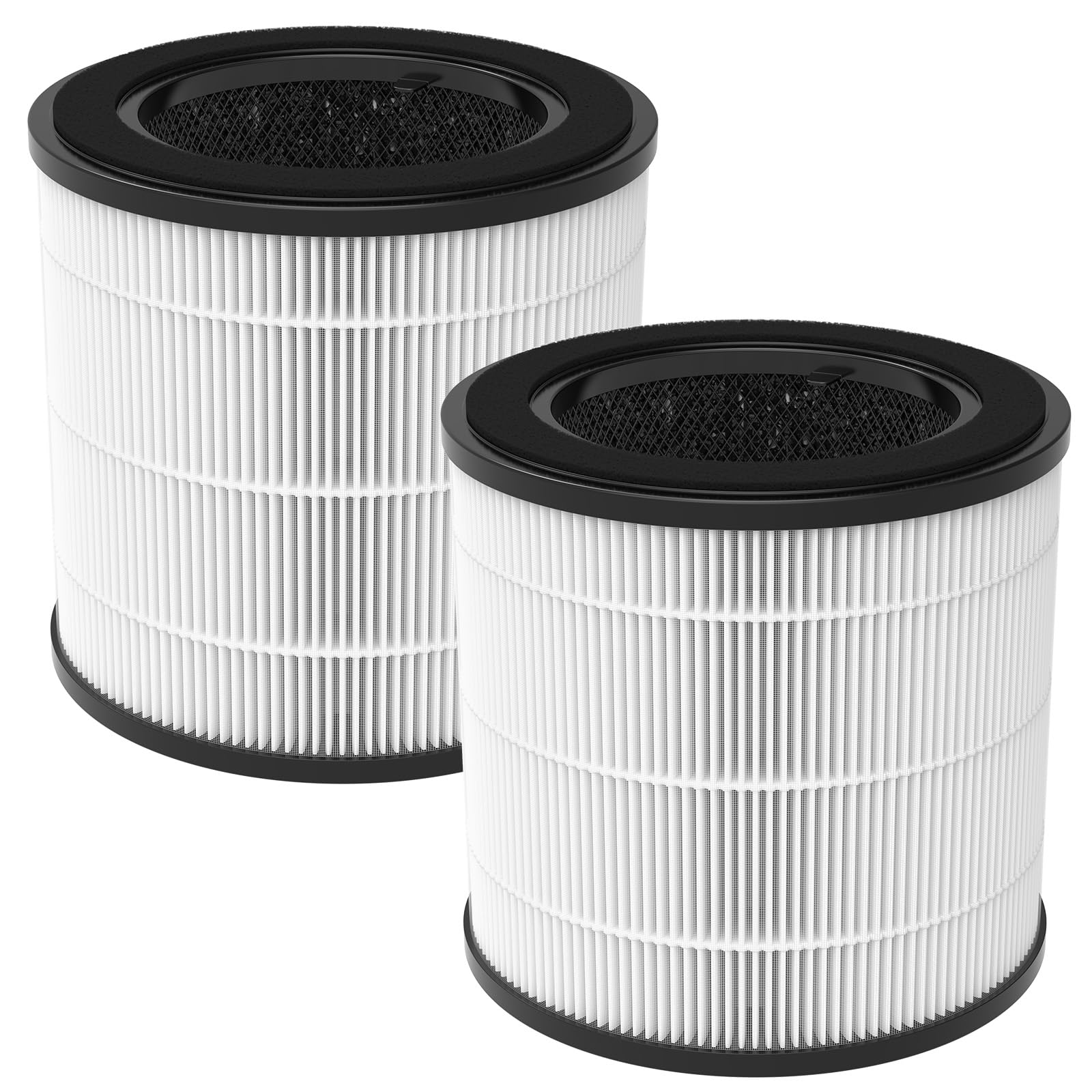 2 filtres de rechange compatibles avec Philips 800 Series - AC0830/10 AC0820/30 AC0820/10 AC0819/10, HEPA 3 en 1 H13 et charbon actif