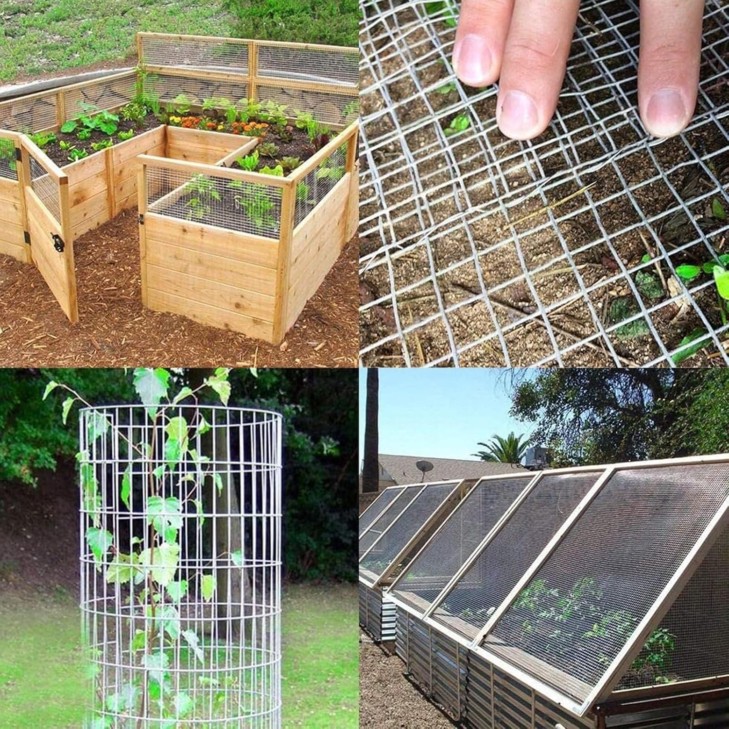 Stainless Steel Welded Chicken Wire Fencing Roll, 1x10cm Mesh, Heavy-Duty Poultry Netting for Garden Coop, 1.2m x 8m (47.2in x 26.2ft) - Durable Hardware Cloth